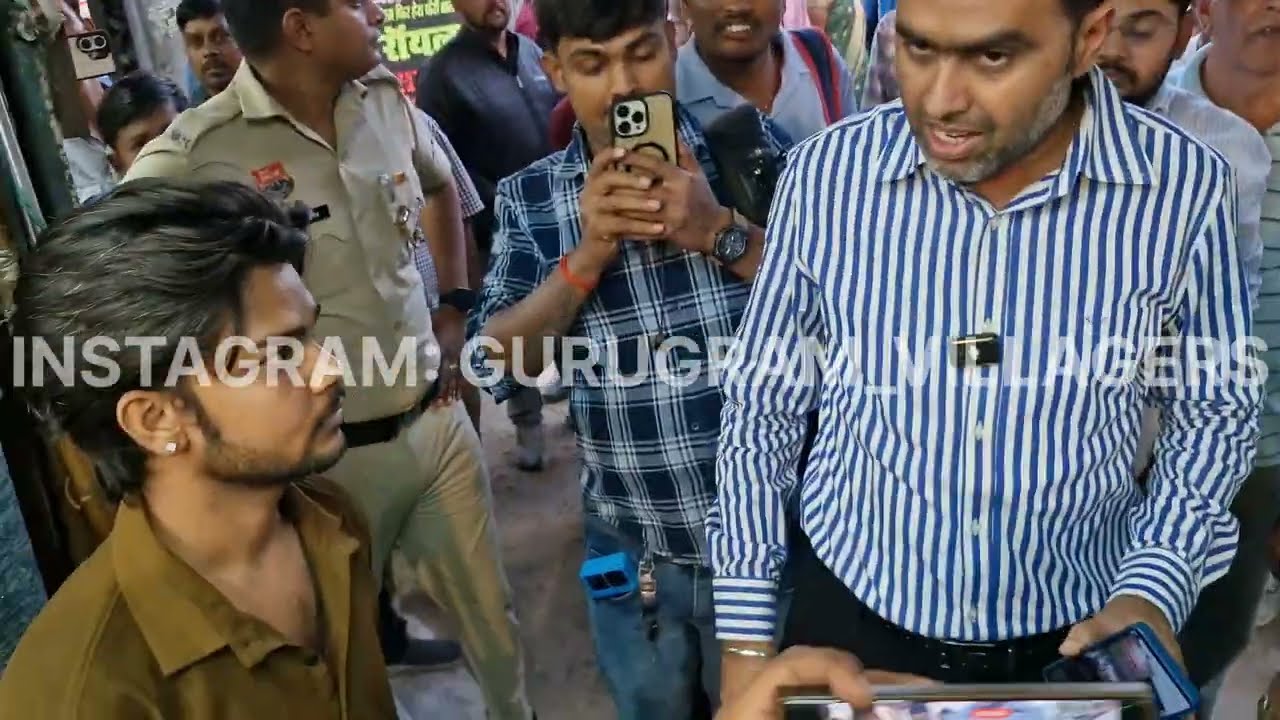 अब ड़ंड़े चलेगे, अगर 24 घंटे मे सुधार नही लाऐ तो... || DTP RS BATTH GURUGRAM SADAR BAZAR 