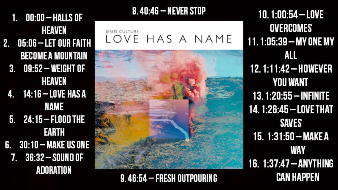 Love Has a Name by Jesus Culture (FULL ALBUM DELUXE)
