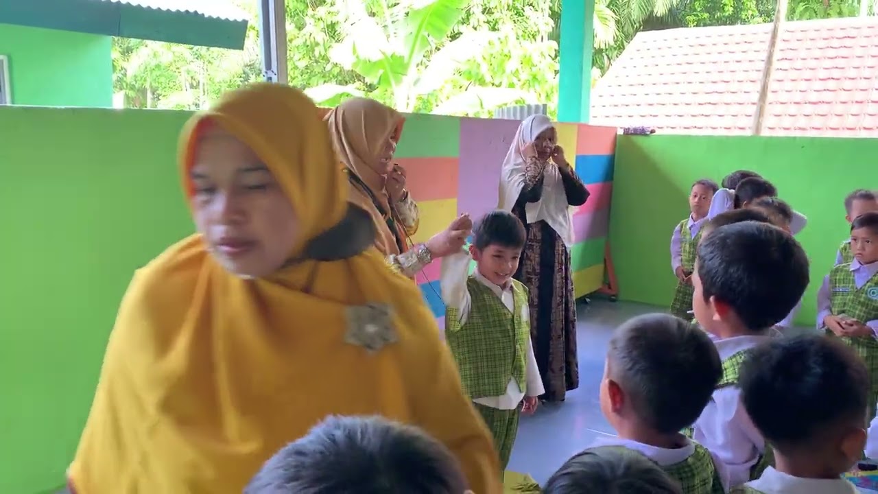 Ananda sholeh sholehah belajar praktek berwudhu 