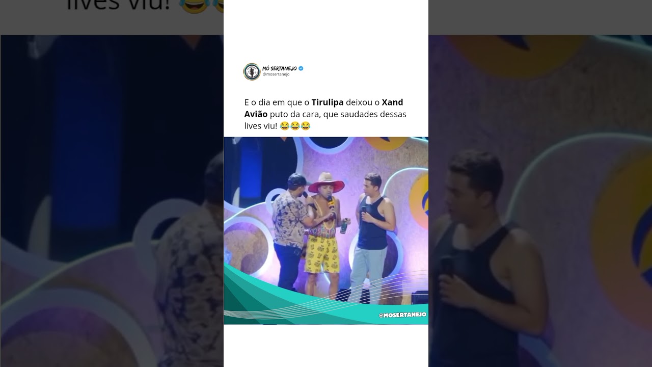 Xandy avi&atilde;o ficou bravo com Tirulipa nesse dia 😂 #tirulipa #videosengracados #risadasgarantidas