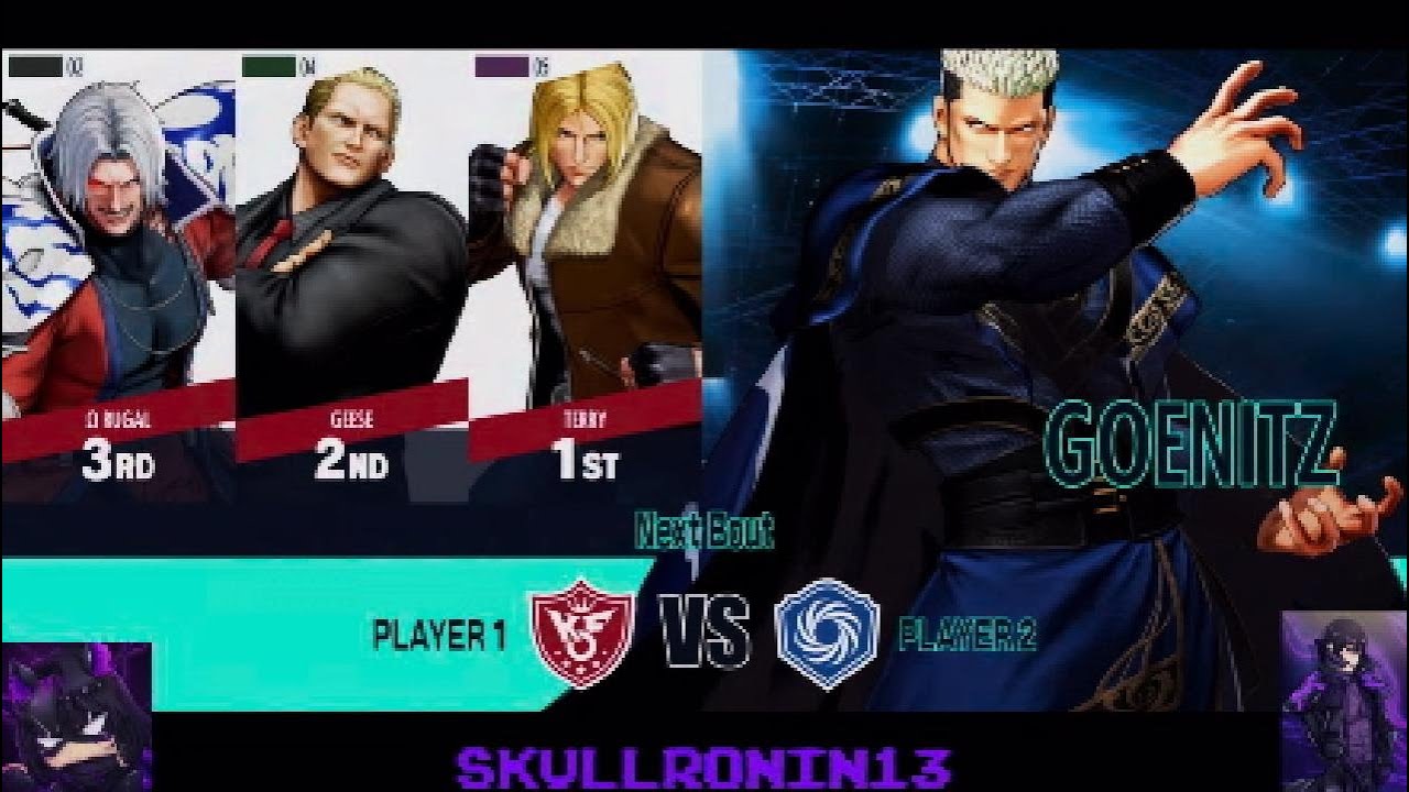 The King Of Fighters XV Boss Challenge Goenitz (SkullRonin13) #kof #kofxv #goenitz #rugal #snk