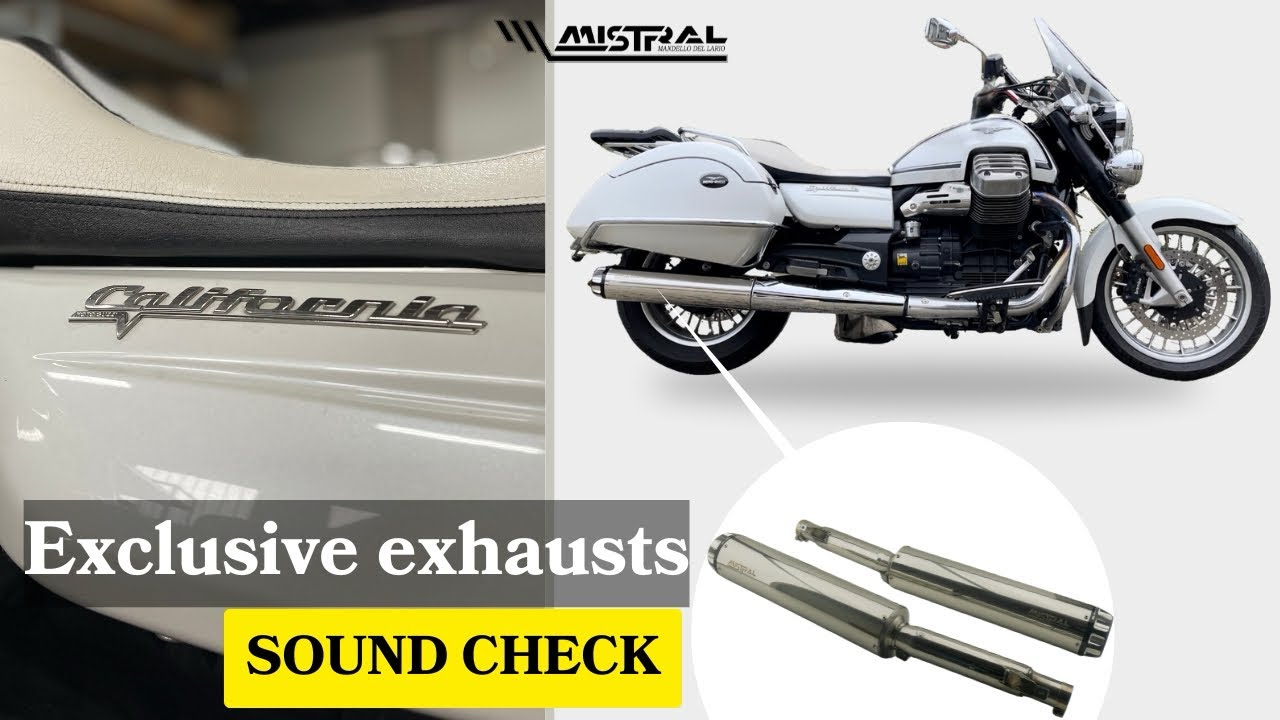 MISTRAL EXCLUSIVE Exhausts - California 1400 - SOUND CHECK