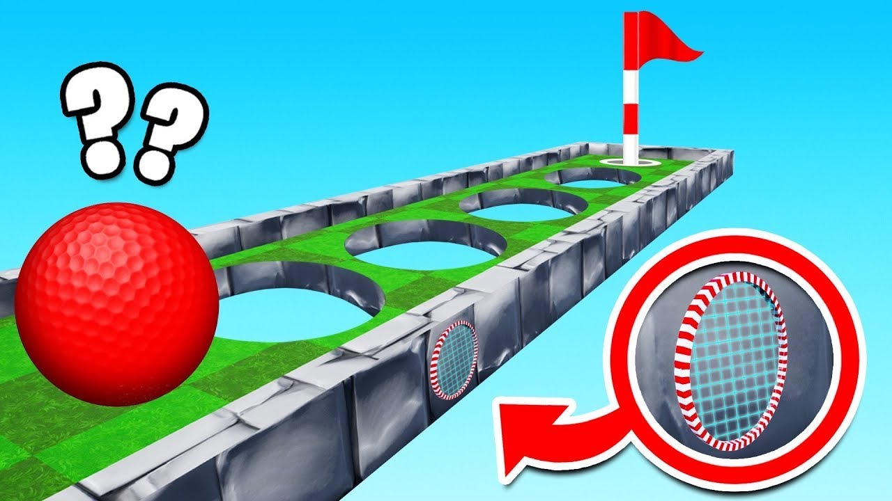 Er Zijn Geheime Holes Om Te Winnen! (Golf It)