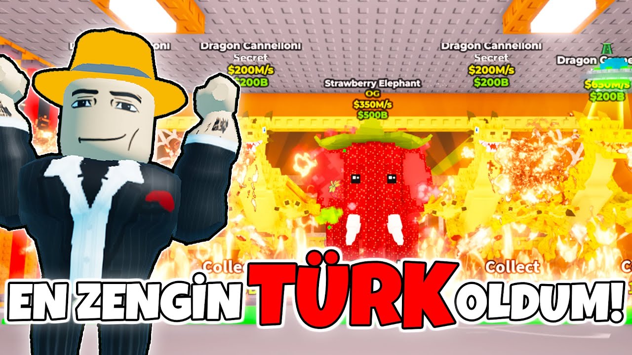 EN ZENGİN T&Uuml;RK OYUNCU OLDUM! - Steal a Brainrot T&uuml;rk&ccedil;e