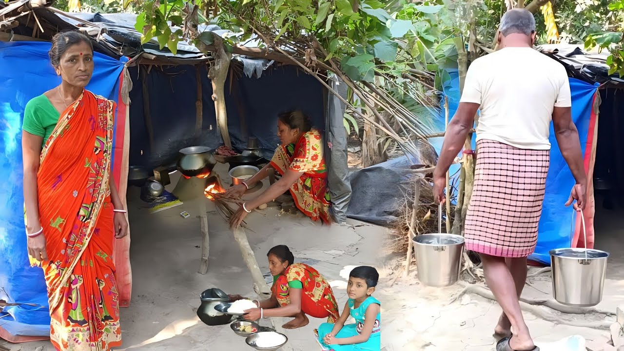 Simple Bengal Village Life। Poor But Very Happy People। Cute Couple Vlog। Bengali Life Style Vlog