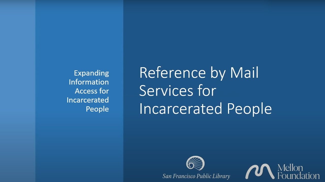 Training: Reference by Mail Services for Incarcerated People