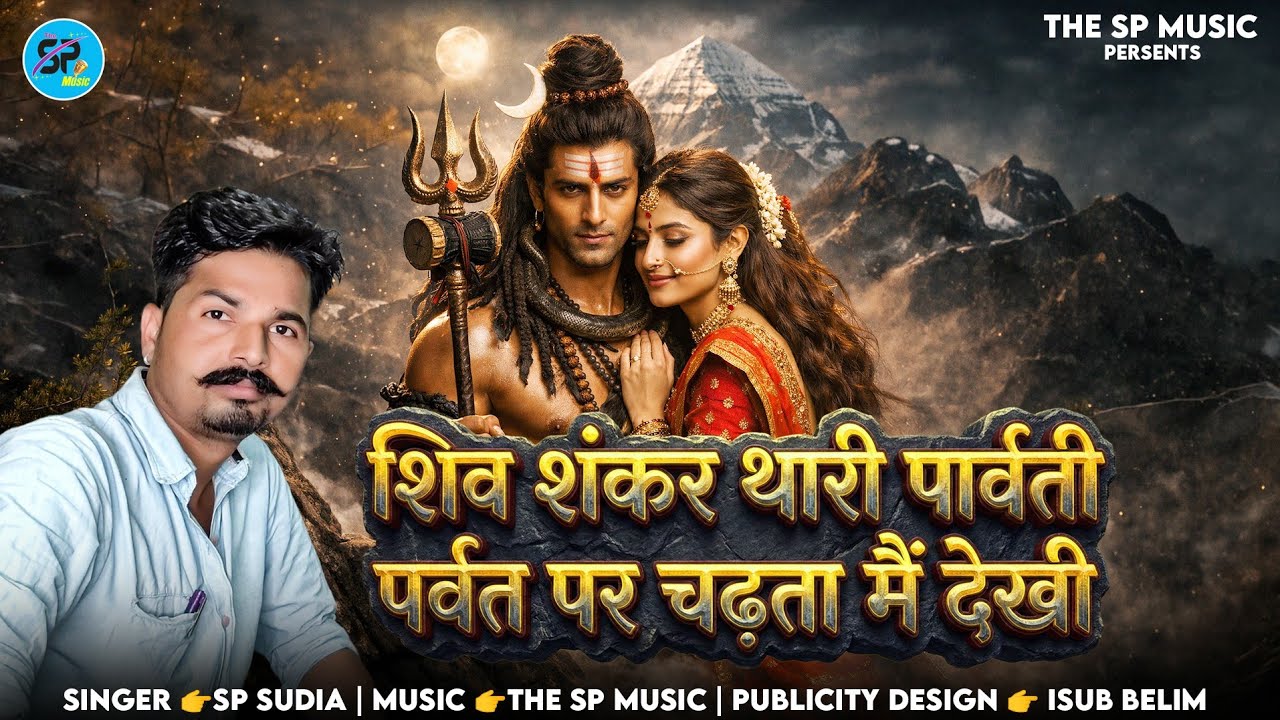 शिव शंकर थारी पार्वती !! SP SUDIA !! SHIV BHAJAN 2026 !! MAHADEV SONG !! शिवरात्रि स्पेशल भजन !!