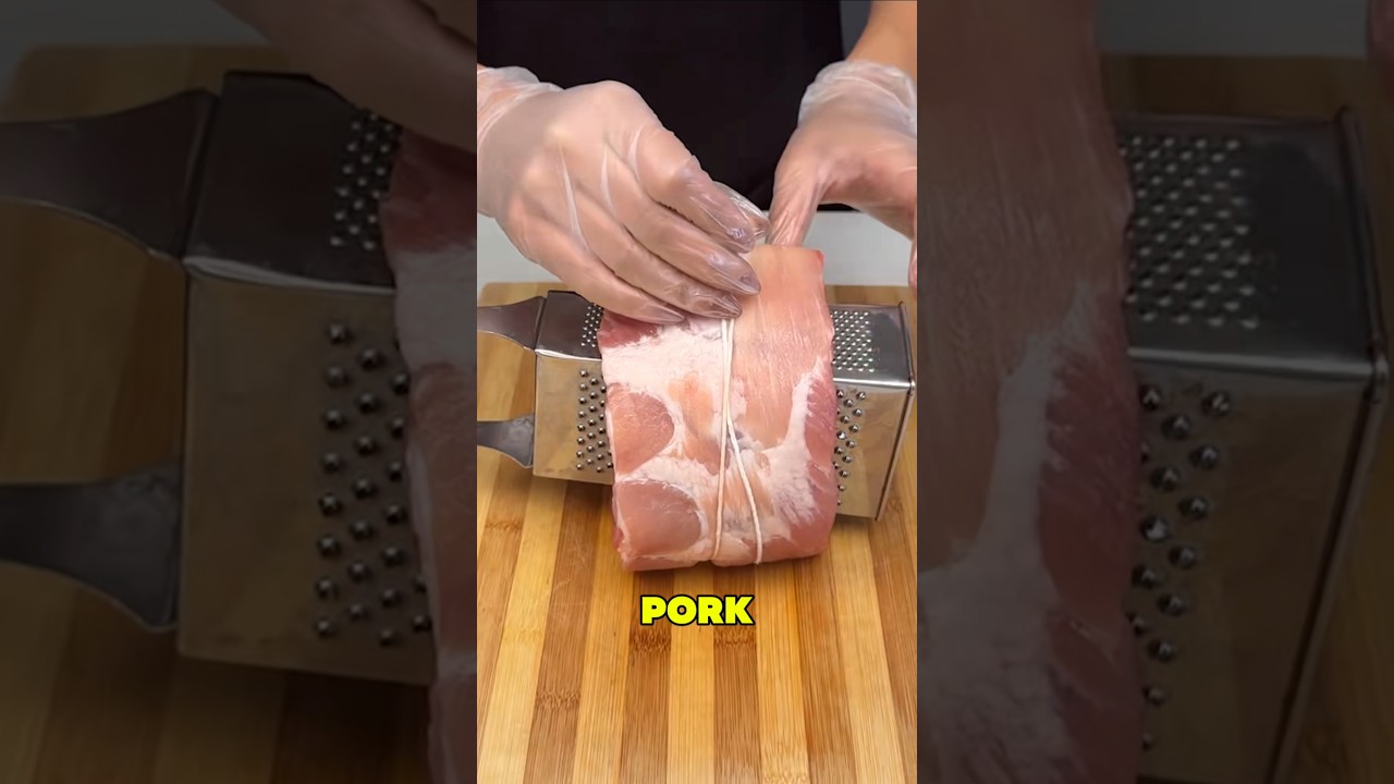 He wrapped ribs around a grater and the result was unbelievable 😳🔥 Would you try this?