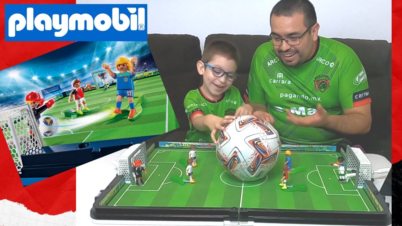 Partido de Fútbol Playmobil TUTTY contra PAPA !!!!!, playmobil soccer