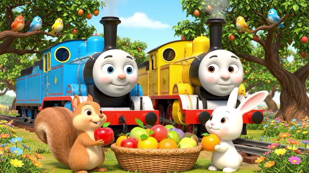Petualangan Kereta Uap Ceria 🚂 | Cerita Anak Edukatif 3D Belajar Sabar & Berbagi