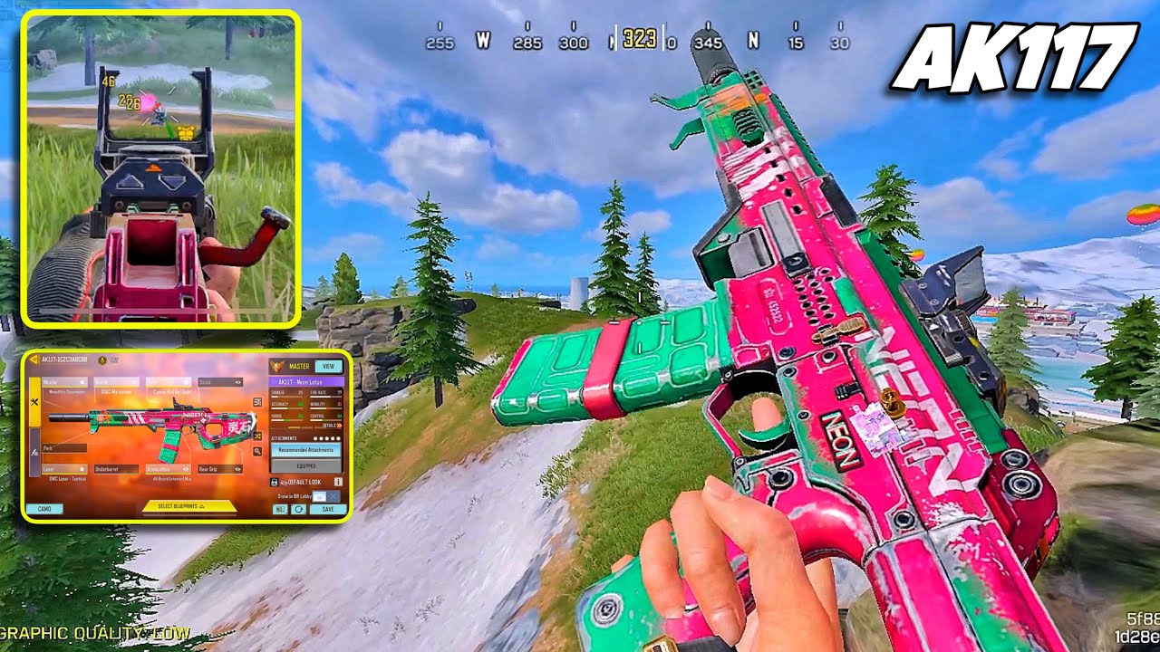 ZERO RECOIL!! BEST AK117 GUNSMITH CODM BR | 21 KILLS SOLO VS SQUAD | CODM BR GAMEPLAY!