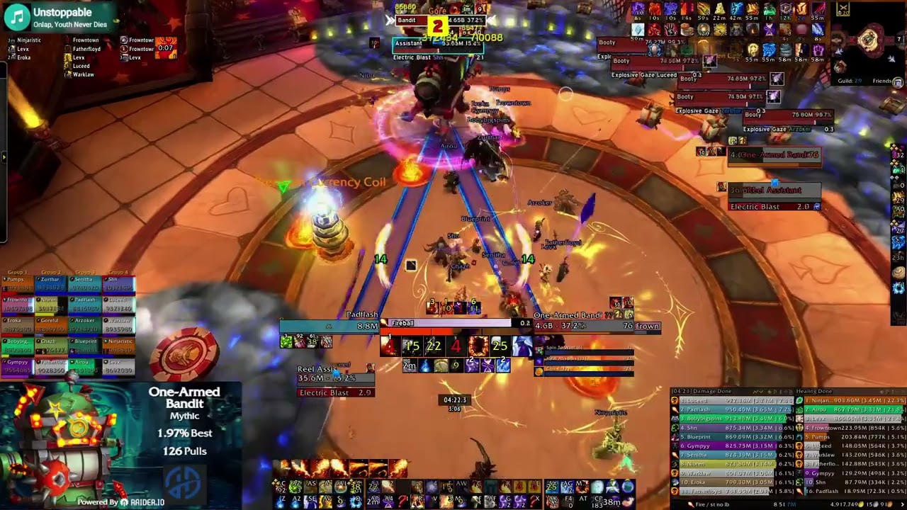 Honestly vs Mythic One-Armed Bandit | Fire Mage PoV