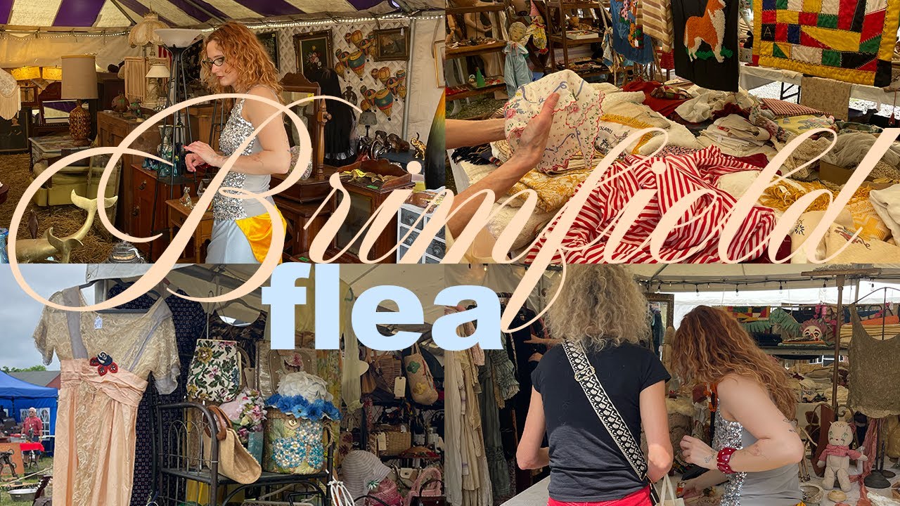 Brimfield Flea Market Vlog + Haul!!!