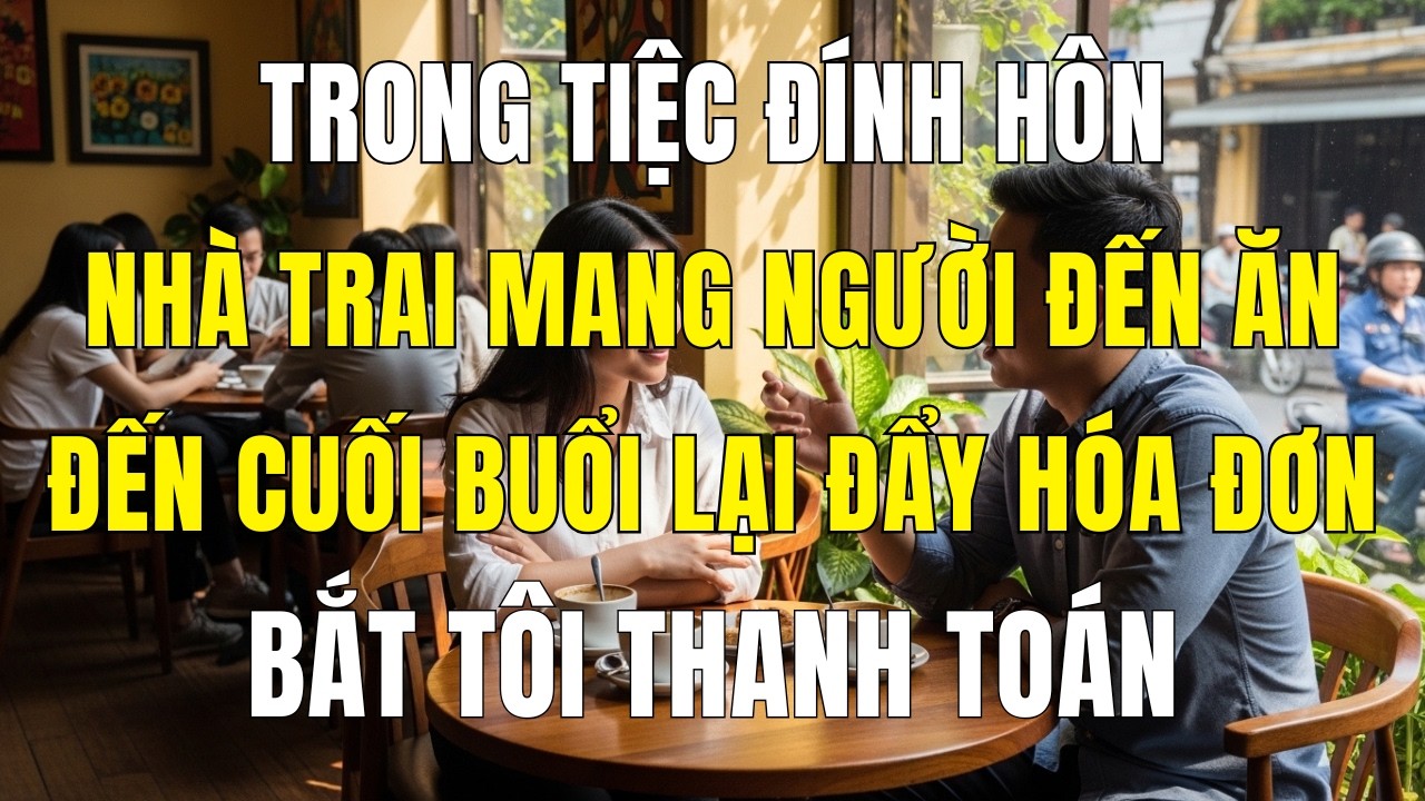 Tiệc Đính Hôn, Nhà Trai Mời 200 Người Ăn Uống Thoải Mái… Cuối Buổi Lại Đẩy Hóa Đơn Cho Tôi