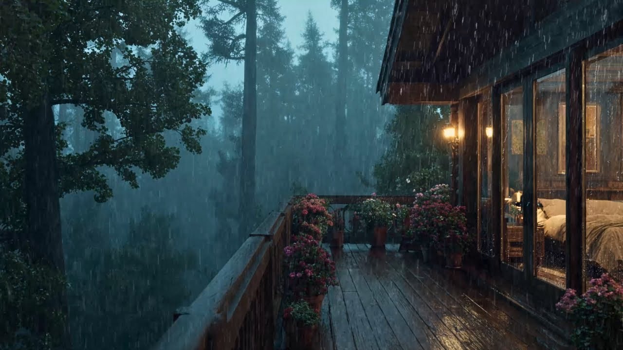Sonido de Lluvia Relajante para Dormir Profundamente Sin Anuncios - Alivio de Insomnio y Relax Total