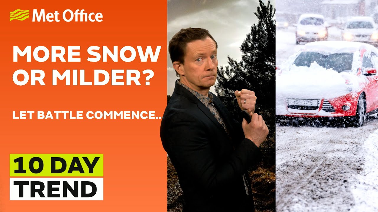 10 Day Trend 07/01/2026 – Further snow likely but when and where? – Met Office weather forecast UK