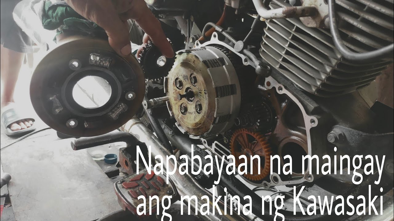 Paano magpalit ng clutch lining and  repair clutch housing ng Kawasaki BARAKO 175