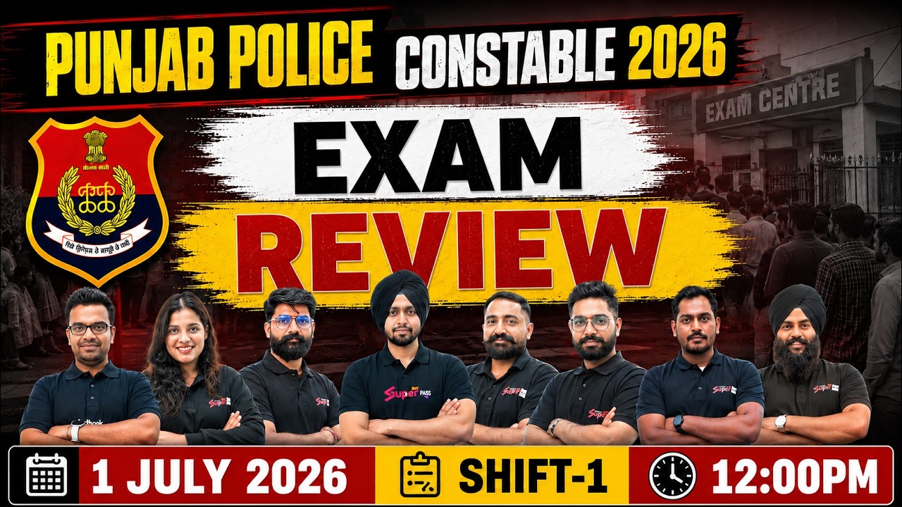 Punjab Police Analysis 2026 (1st July 2026 Shift 1) | Punjab Police Constable Exam Analysis 2026