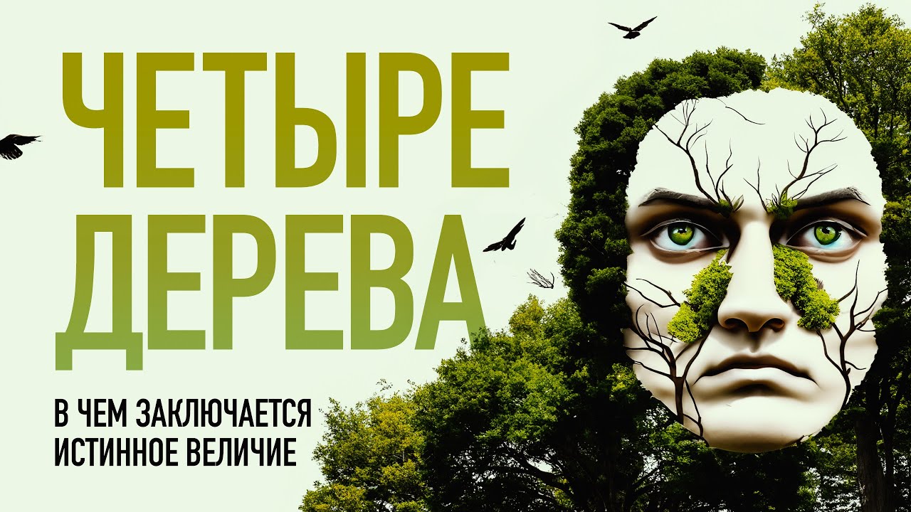 Притча «Четыре дерева»: в чём скрыто истинное величие?