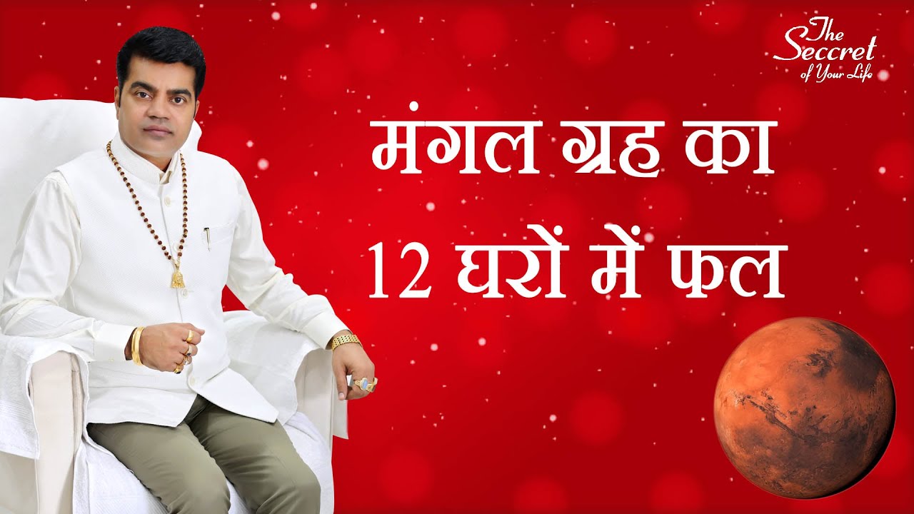 मंगल ग्रह का 12 घरों में फल । Prof. Gurdeep Arora । Epi. 744