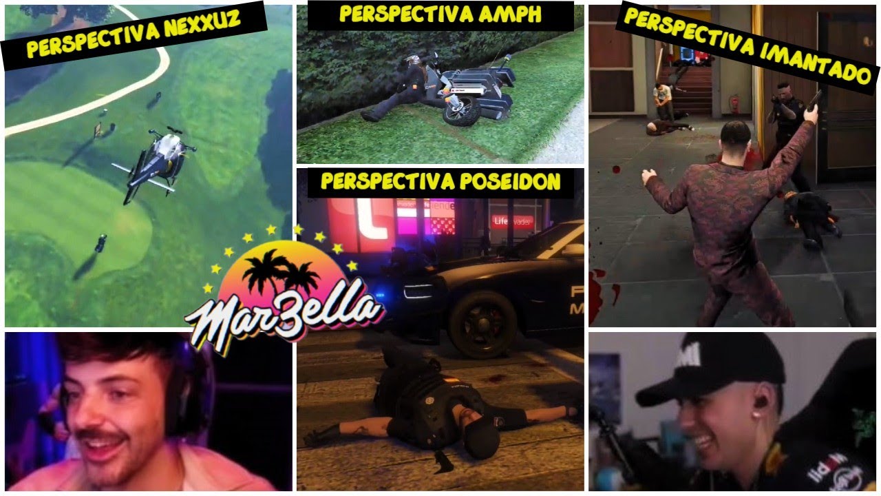 KIM(NEXXUZ) y JONG(KENFLOW) en una PERSECUCION contra ISIDORO - MARBELLA VICE 3