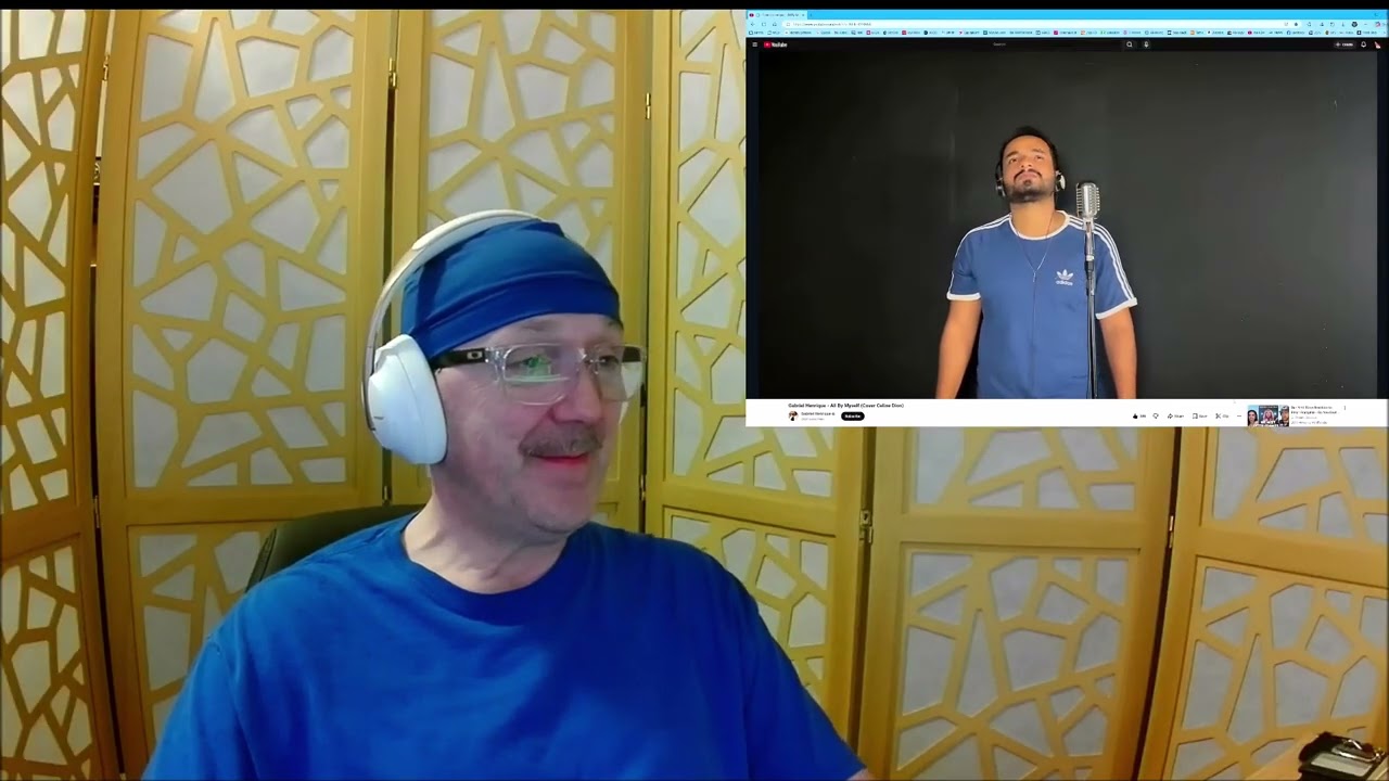 1st Time Reaction to Gabriel Henrique - All By Myself
