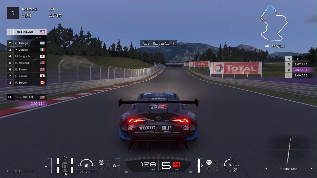 Gran Turismo 7 2:07.552 on Circuit de Sainte Croix - B Reverse (BIG WIN LAP)
