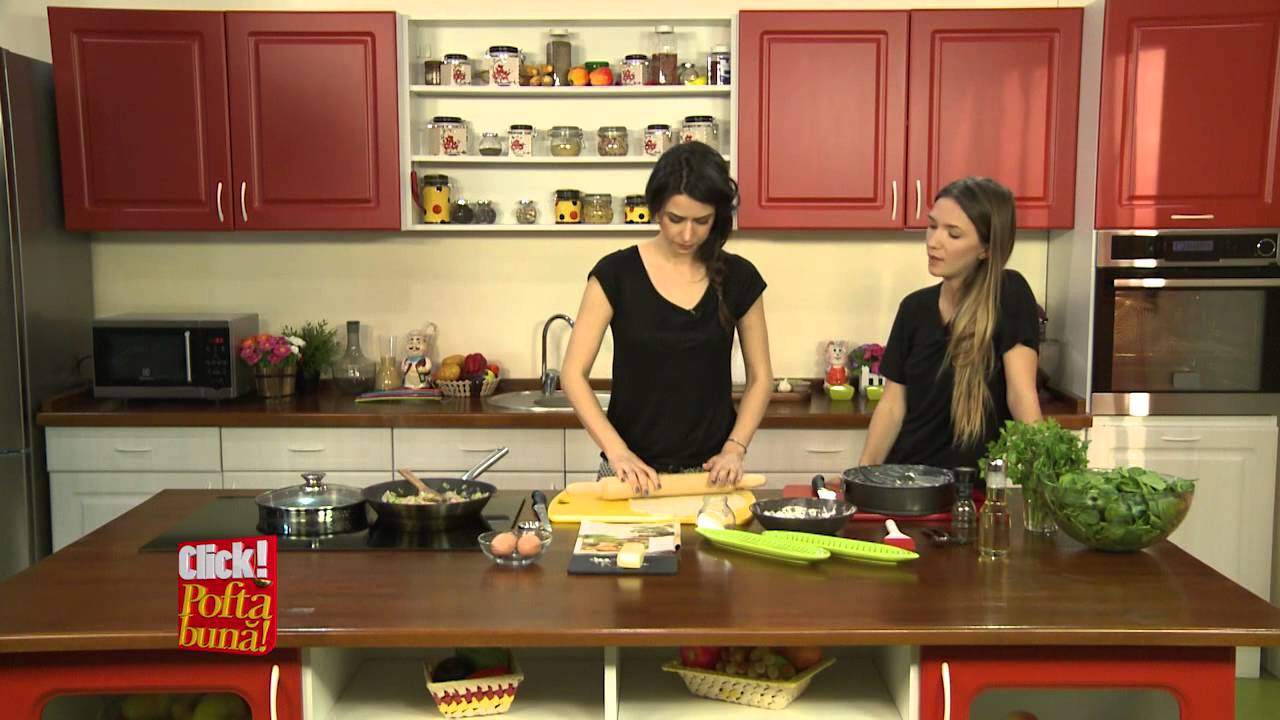 Click! Poftă Bună! cu Adela Popescu  - Tartă cu spanac și șuncă