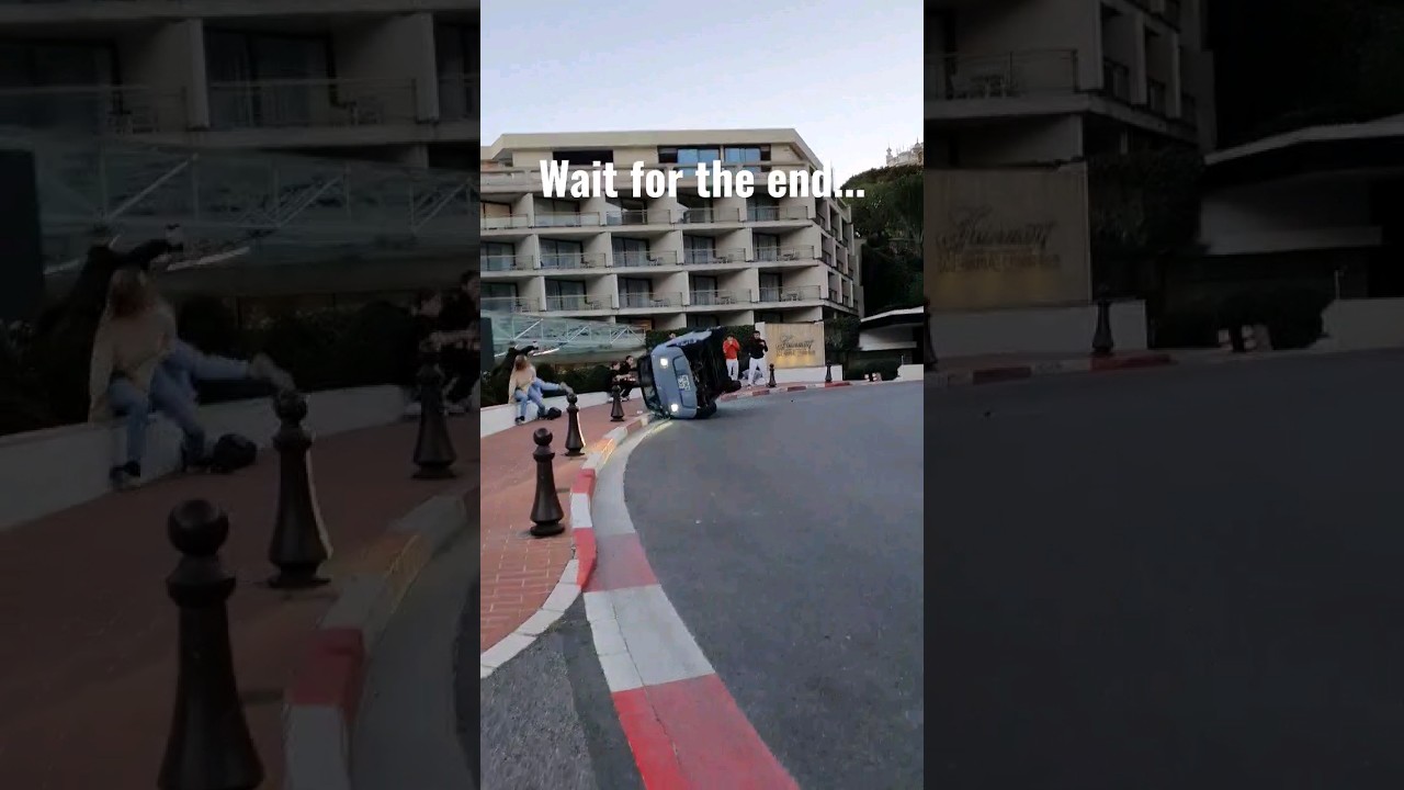 Big Crash in Monaco 🙃 #cars #voiture #fail #monaco #citroen