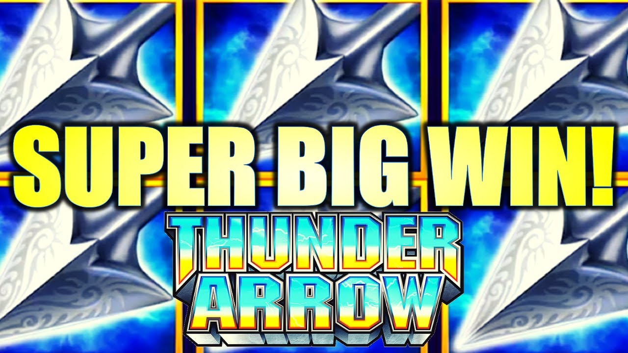 ★SUPER BIG WIN!★  THUNDER ARROW & ULTIMATE FIRE LINK Slot Machine (Konami Gaming)