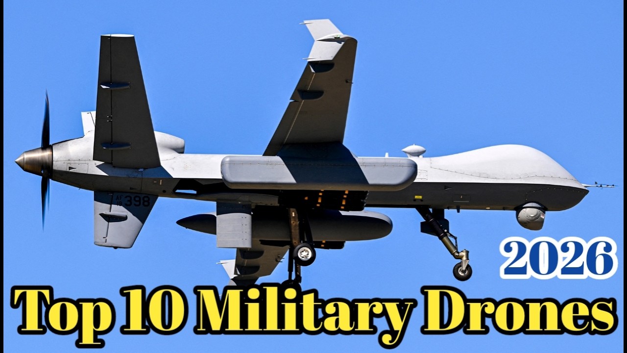 Top 10 Most Advanced Military Drones in the World in 2026