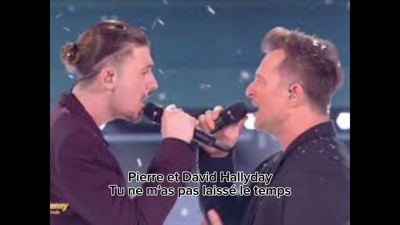 Pierre et David Hallyday - Tu ne m’as pas laissé le temps ( Star academy 2023 )