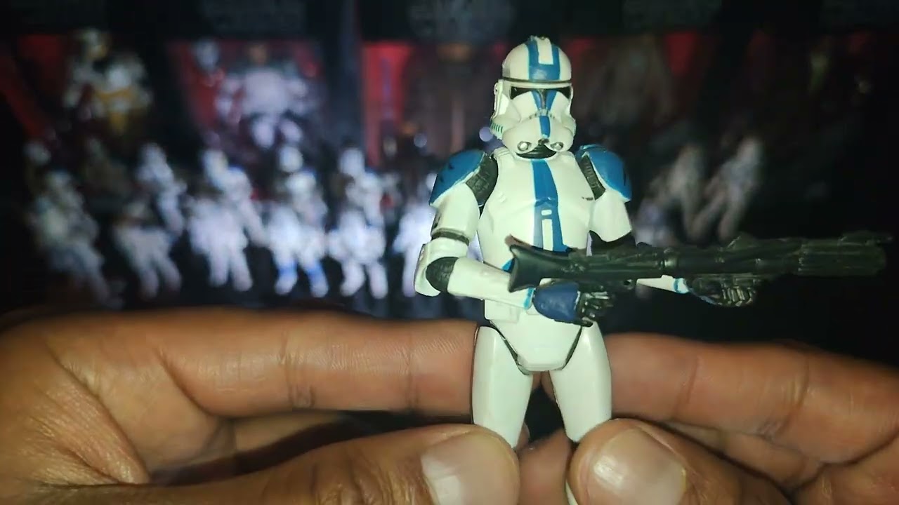 Figuras Star Wars, mis clones de la legión 501 en 3,75