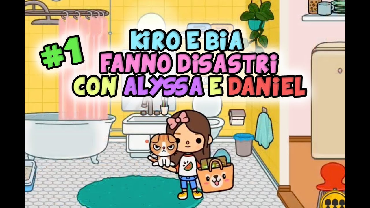Kiro e Bia fanno disastri con Alyssa e Daniel (Toca World Story)