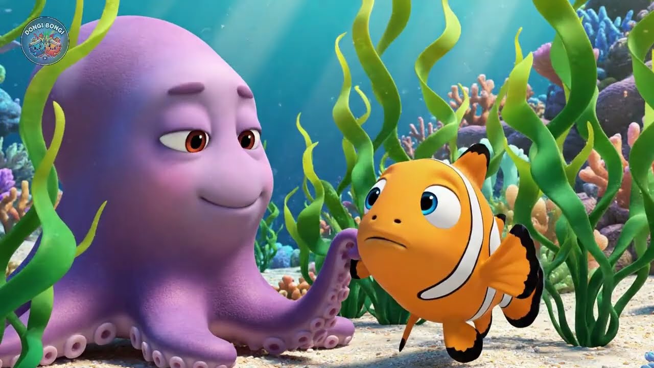 Ollie the Octopus A Happy Ocean Adventure of Helping Friends || kids Story 