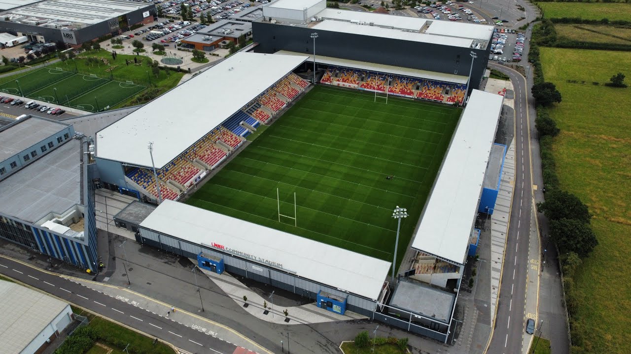 York City FC & York City Knights RLFC, LNER Community Stadium - 4K Drone Footage
