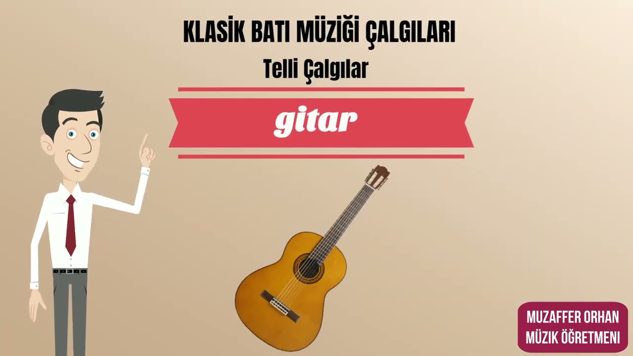 Müzik Dersi - Klasik Batı Müziği Çalgıları Animasyonu