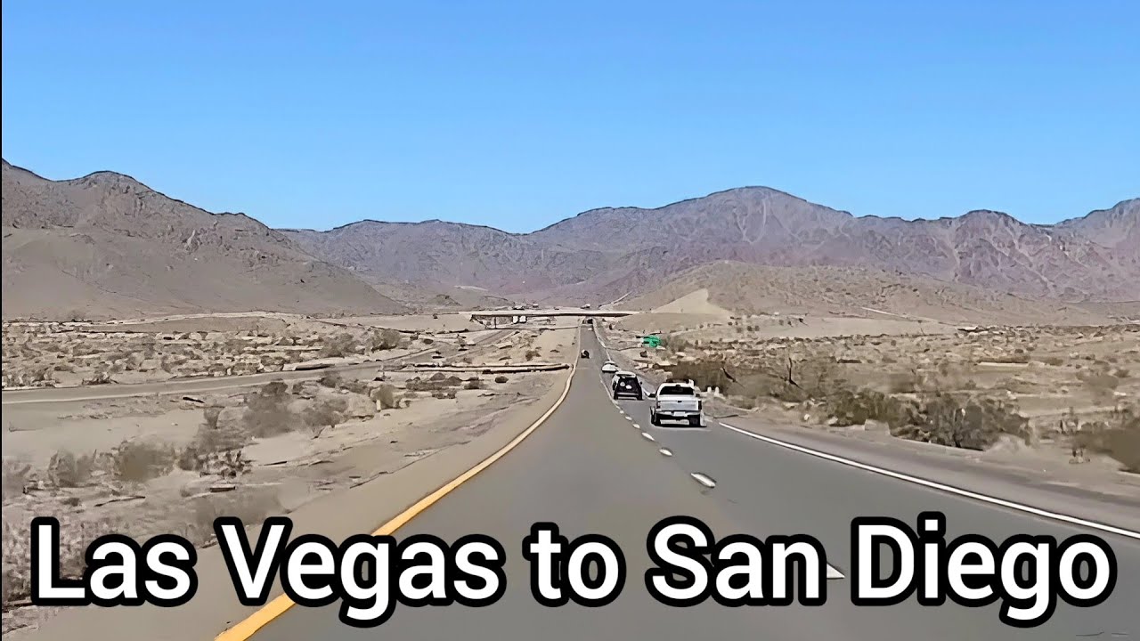 Las Vegas, NV to San Diego, CA | Timelapse Drive 