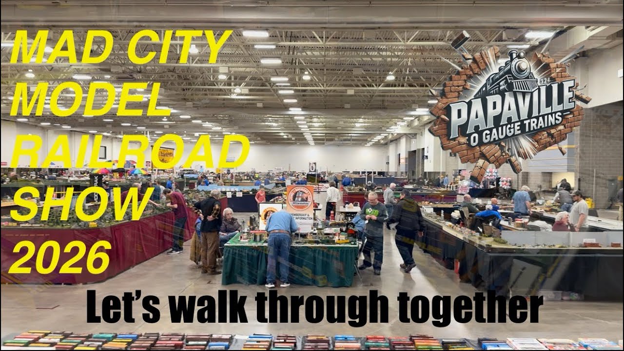 Mad City Model Train Show 2026 full walkthrough. 