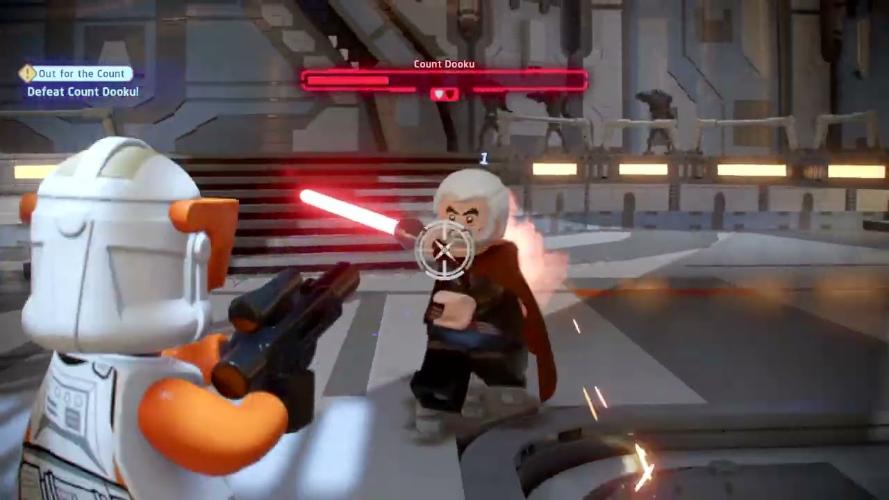 Commander cody defeats dooku!