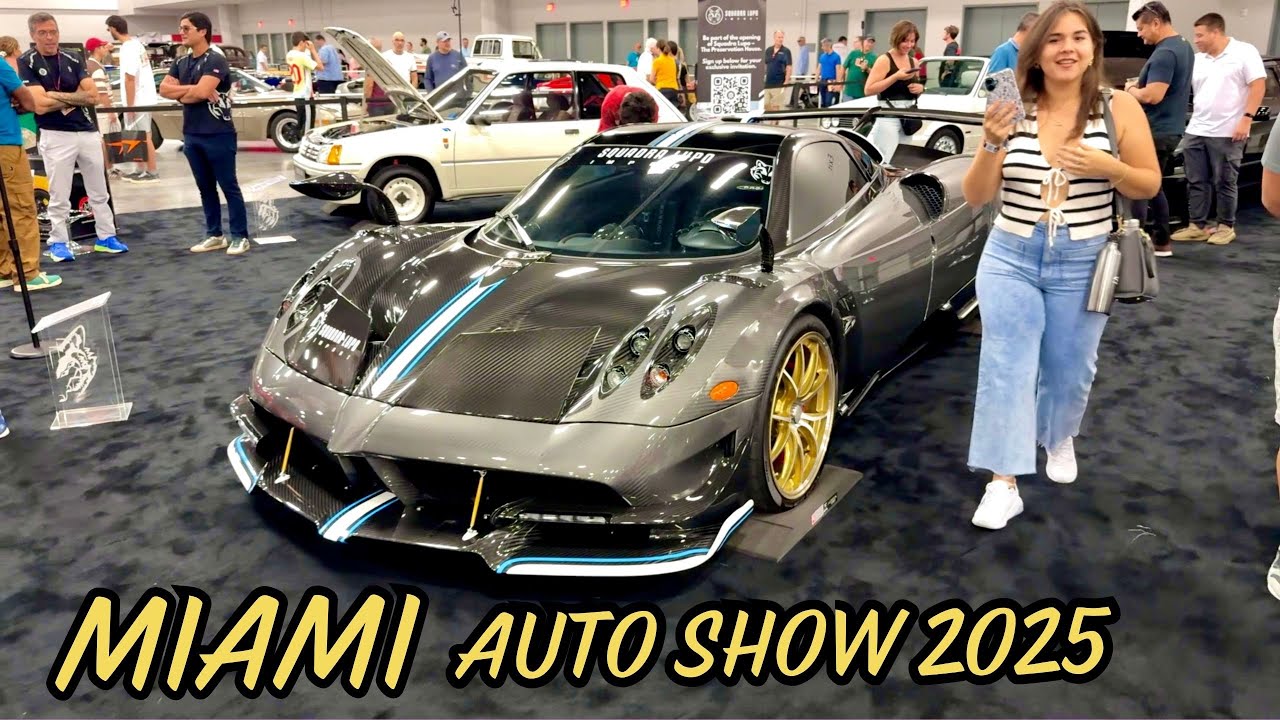 Miami Auto Show 2025: Supercars, Exotics & Crazy Rides!