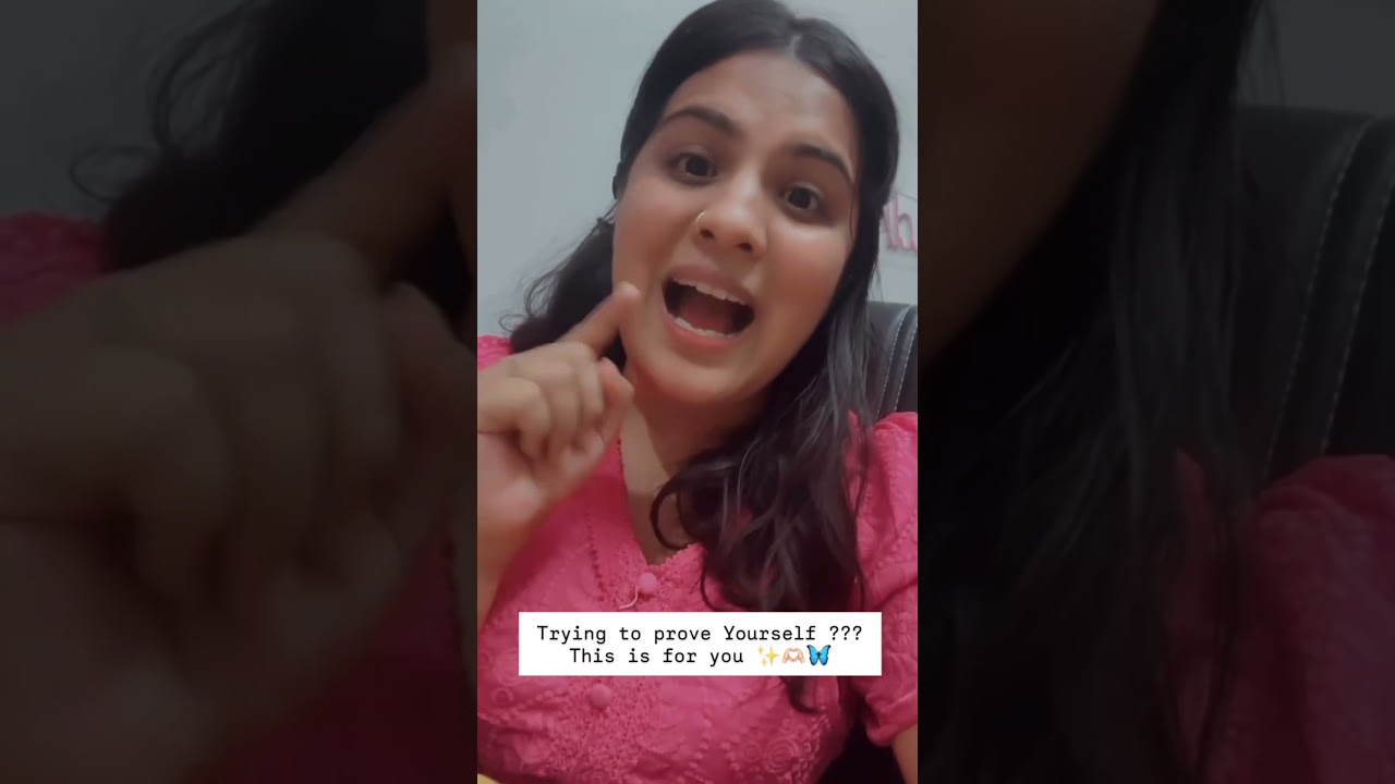 Always trying to prove yourself? Watch This|Good girl syndrome|Healing|