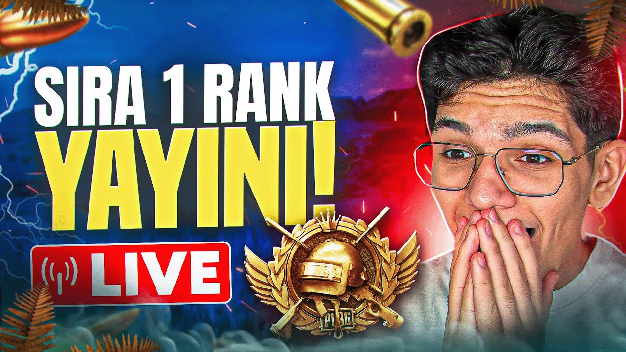 SIRA 1 RANK SASUKE YAYINDA - PUBG MOBİLE