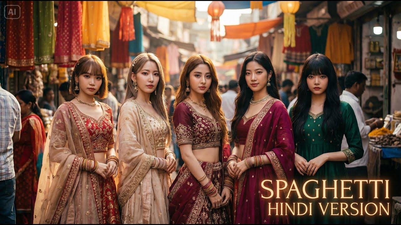 LE SSERAFIM - SPAGHETTI ft. j-hope Cover Hindi Ver: #fypシ #kpop #bts #coversong #bollywood