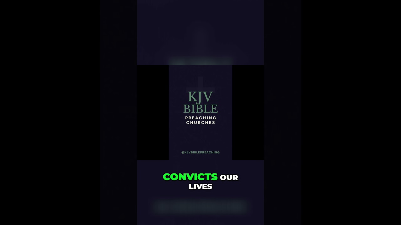 The Holy Spirit's Conviction