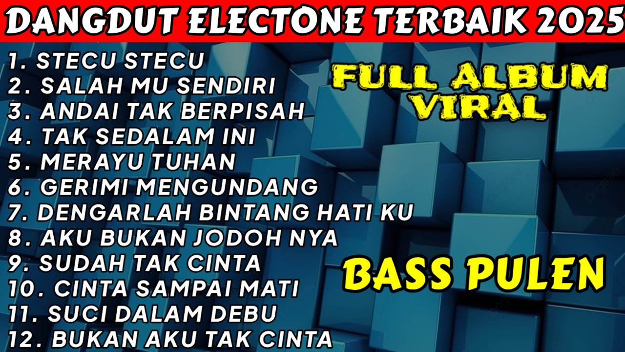 STECU STECU FULL ALBUM DANGDUT ELEKTUN TERBARU 2025 ALBUM VIRAL - BASS PULEN AUDIO JERNIH