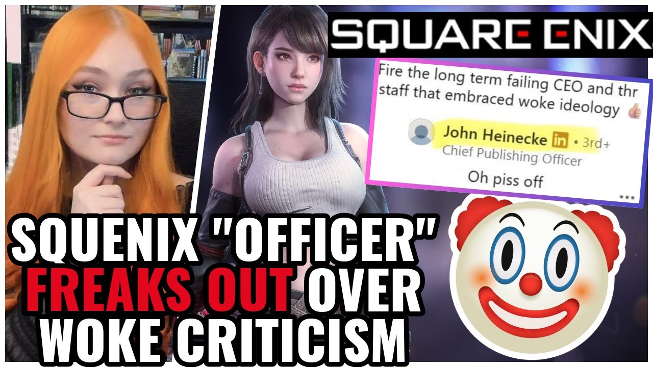 Square Enix's Western Officer FREAKS OUT Over Woke Criticisms, 