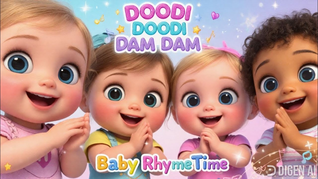 🎵 Dudi Dudi Dudi Dam Dam – Super Fun | baby Rhymetime | Baby Dance Song for Kids! 💃🕺