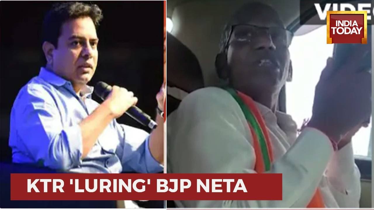 KTR Accused Of Poaching BJP Leader Ahead Of Munugode Bypoll, Telangana Minister Denies Claim