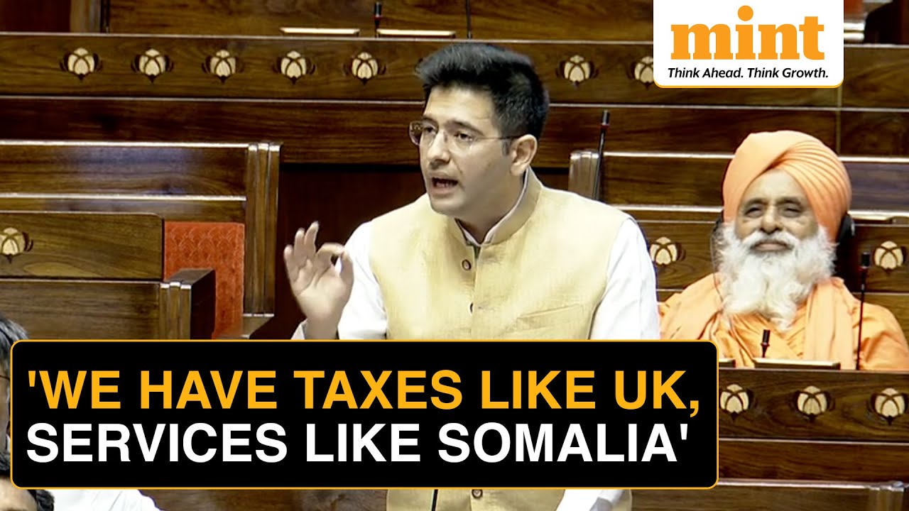 Best Of Raghav Chadha's Speech In Parliament On Budget 2024: Tax Like UK, Services Like Somalia